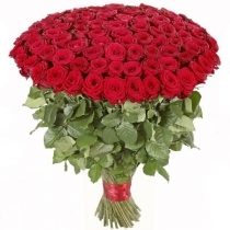 Букет "101 красная роза" 50 см. 